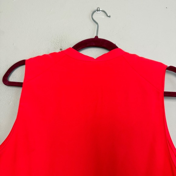 Amanda Uprichard Sleeveless Rylee Peplum Red Top size M - Picture 8 of 8